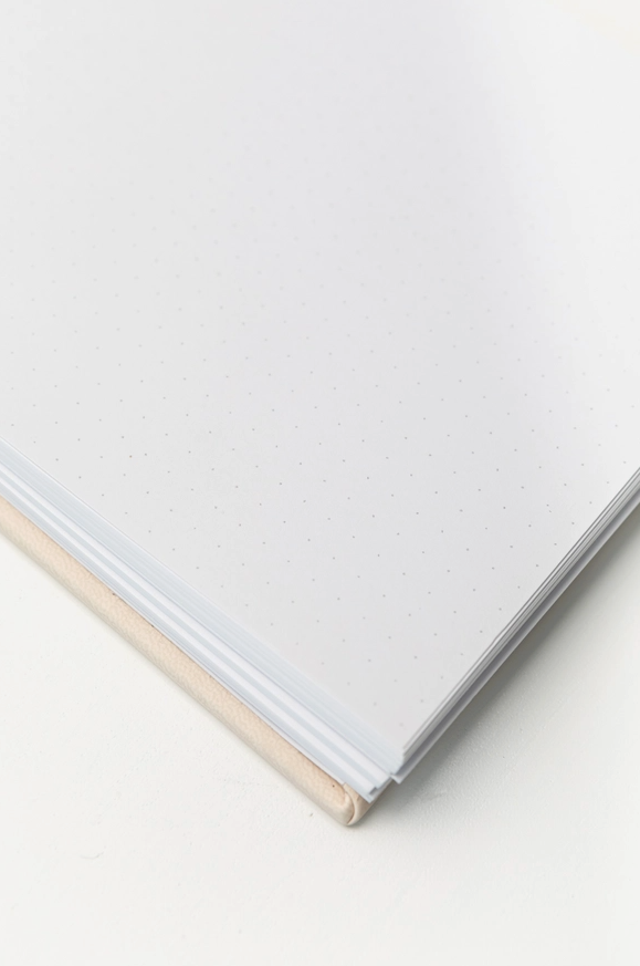 Vegan Leather Bullet Journal Dot Grid Notebook