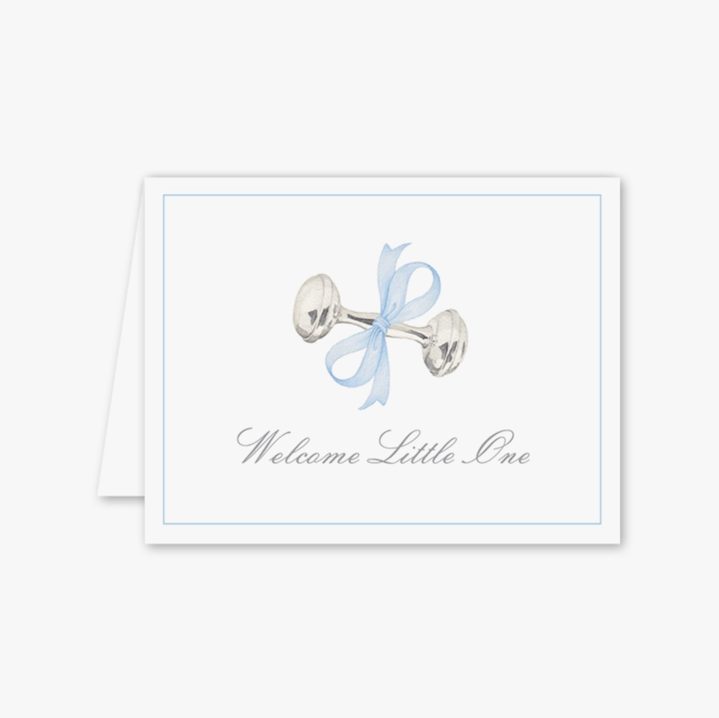 Rattle and Bow Blue