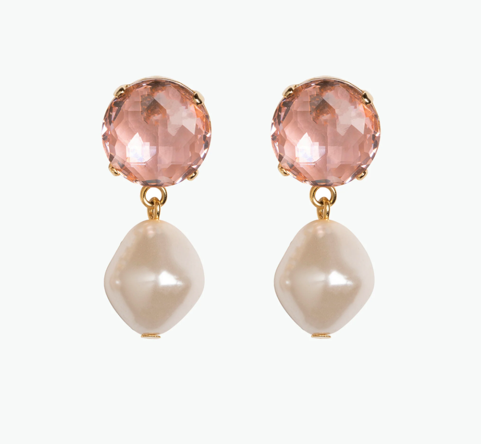 Tabitha Earrings - Antique Rose