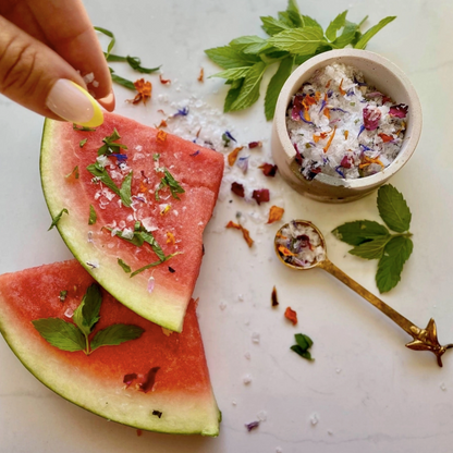 Classic Floral Garnishing Salt